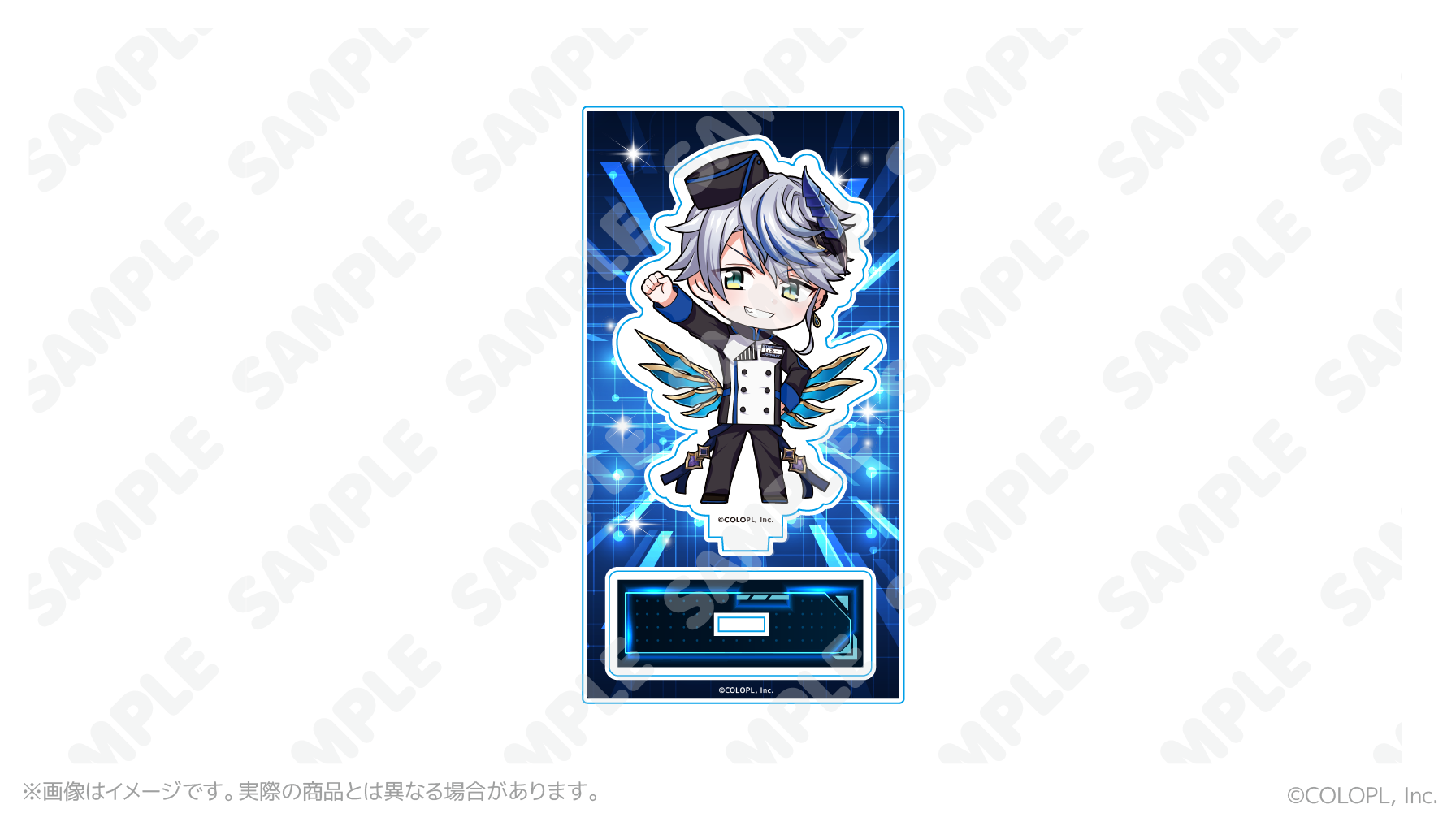 202212_wcatミニキャラアクリルスタンド_シロー_130×70mm | 白猫