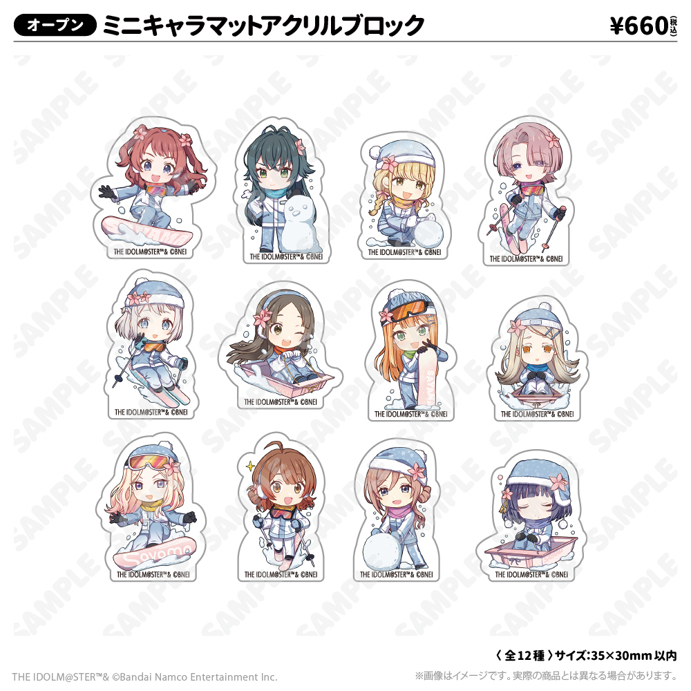 ミニキャラマットアクリルブロック_花海佑芽 | 学園アイドルマスター