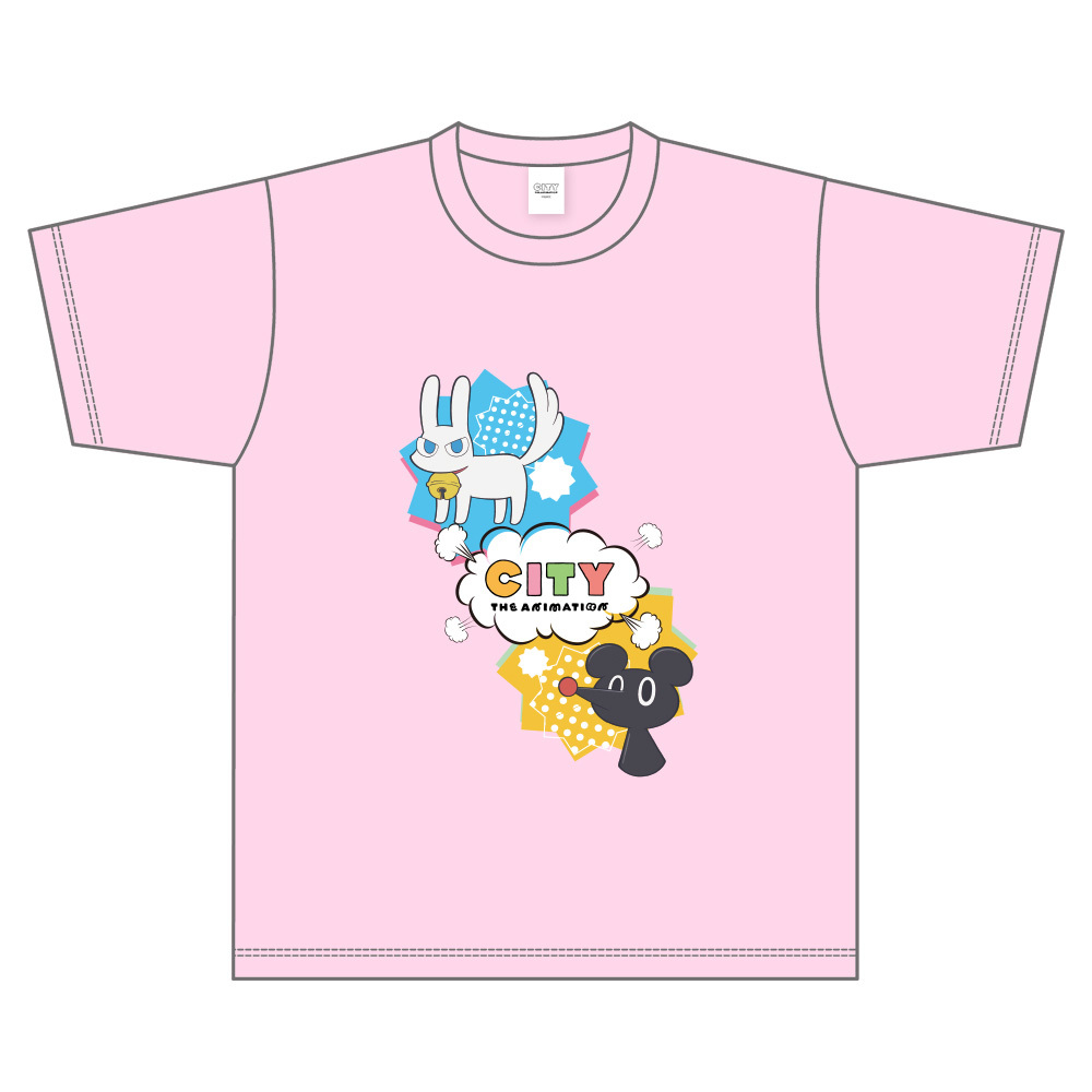 『CITY THE ANIMATION』TシャツA (ピンク)
