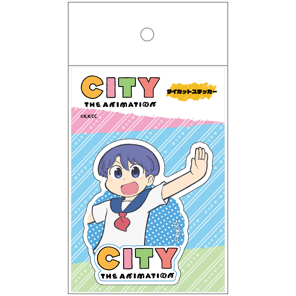 『CITY THE ANIMATION』ダイカットステッカー 雨飾えり