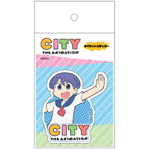 『CITY THE ANIMATION』ダイカットステッカー 雨飾えり