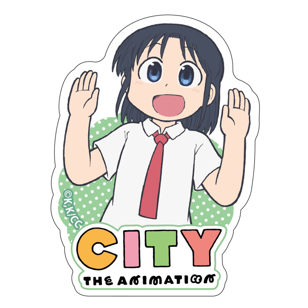 『CITY THE ANIMATION』ダイカットステッカー 泉わこ