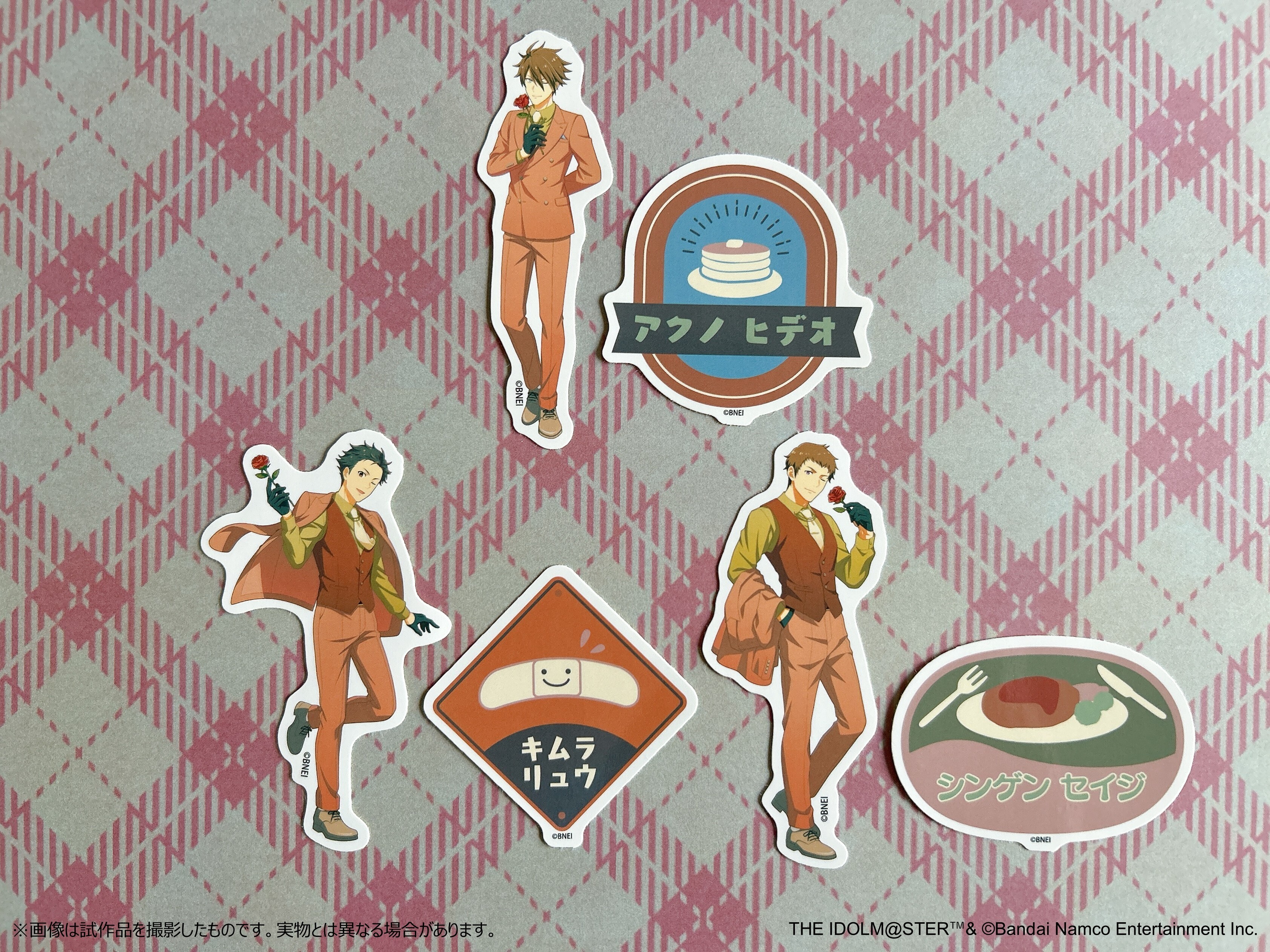 トレーディングダイカットステッカー レトローズパーティver.