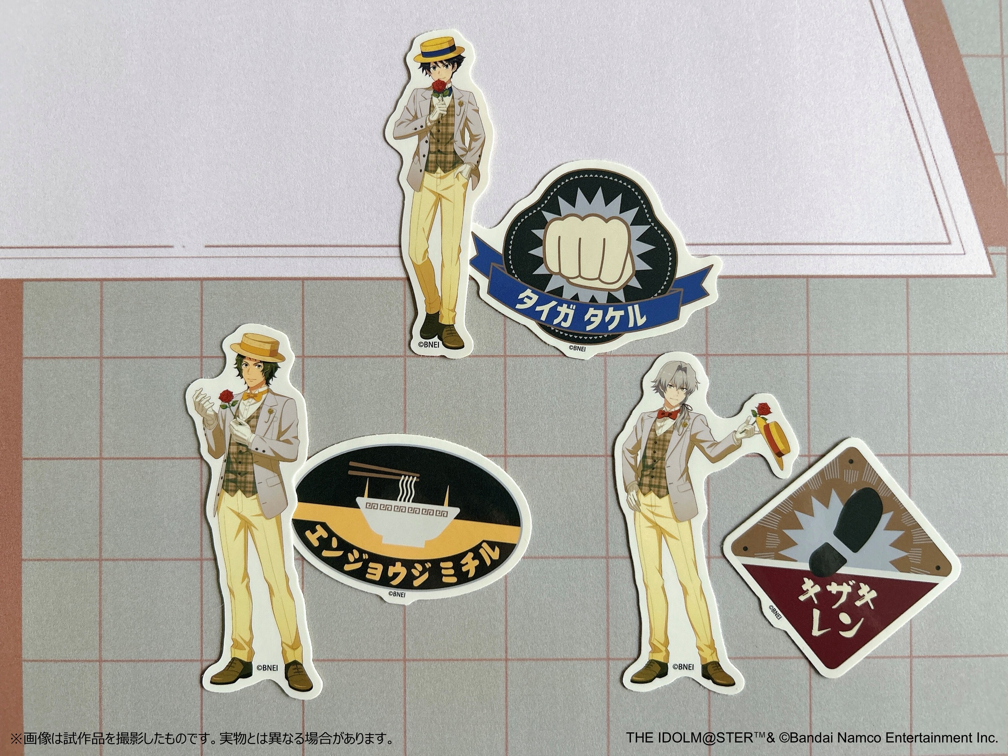 トレーディングダイカットステッカー レトローズパーティver.