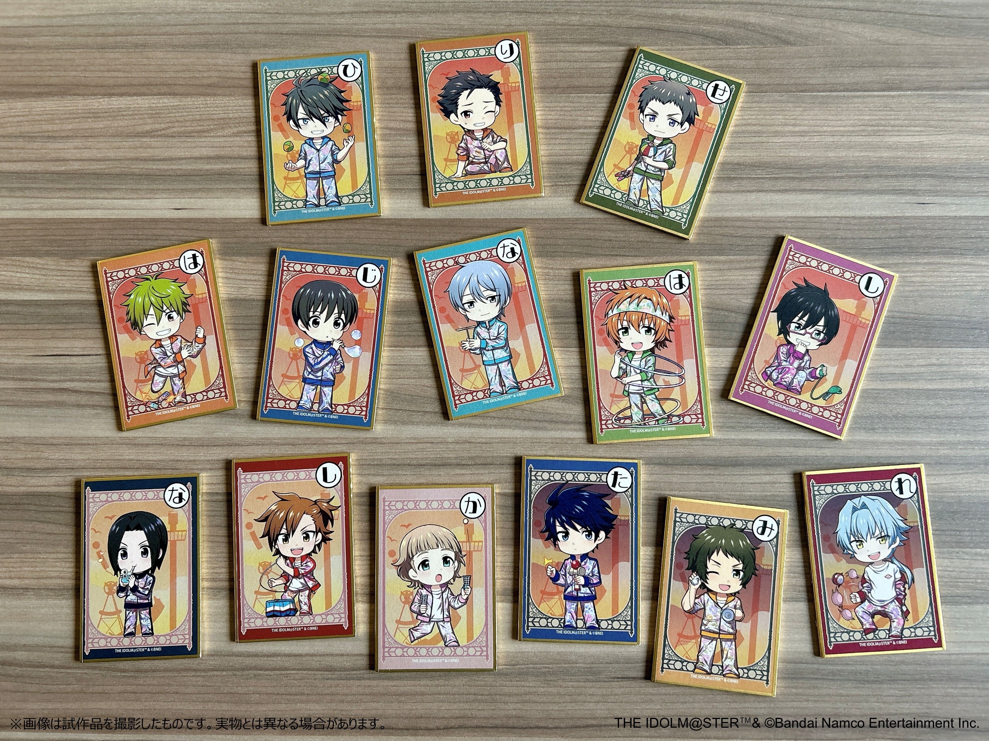 トレーディングかるた風色紙 ミニキャラ レトローズパーティver.