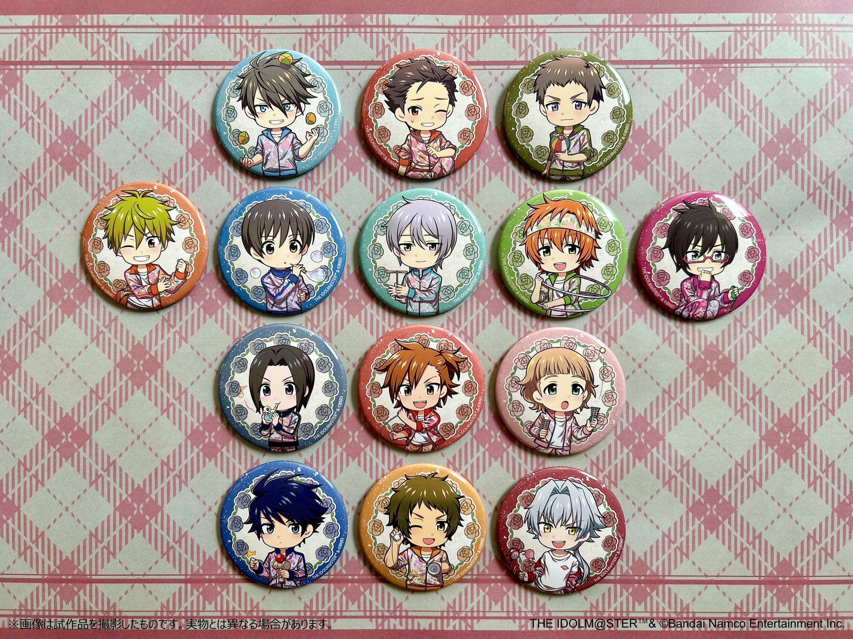 ミニキャラ缶バッジ レトローズパーティver.（コンプリートセット）