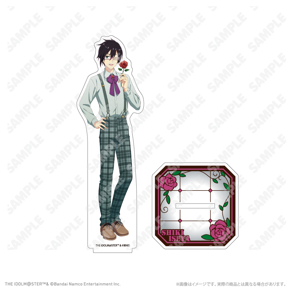 描き下ろしアクリルスタンド 伊瀬谷四季 レトローズパーティver.