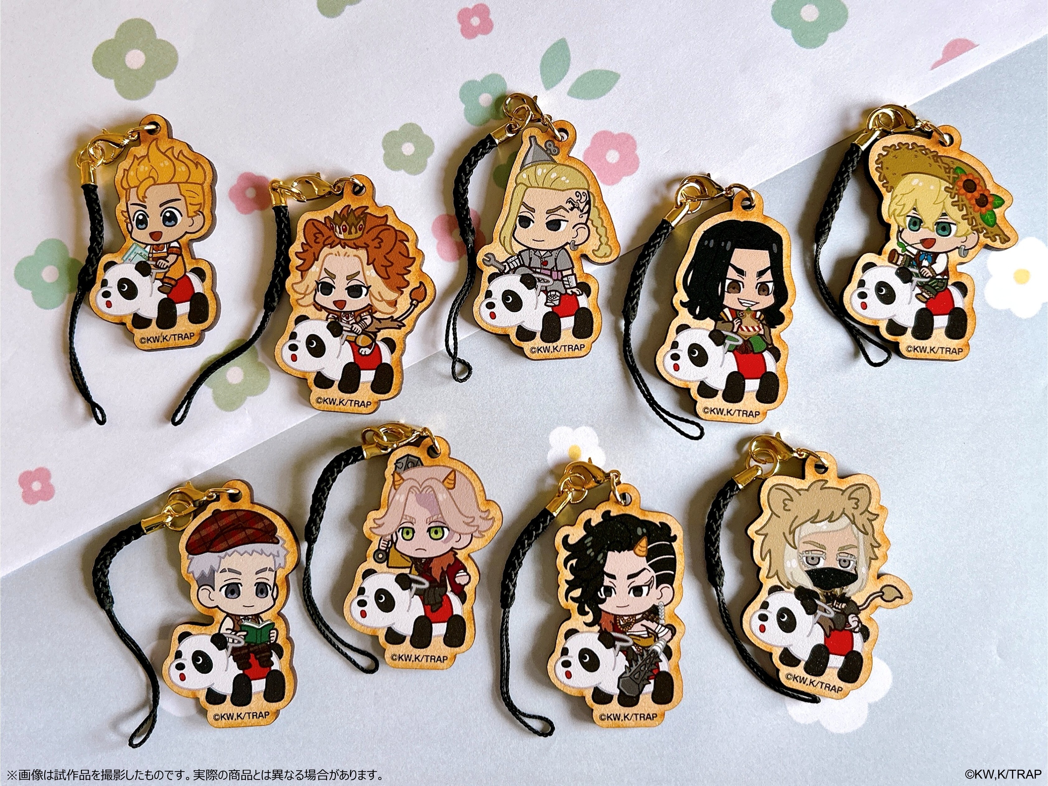 木札ストラップキーホルダー ヨルハナ国ver.