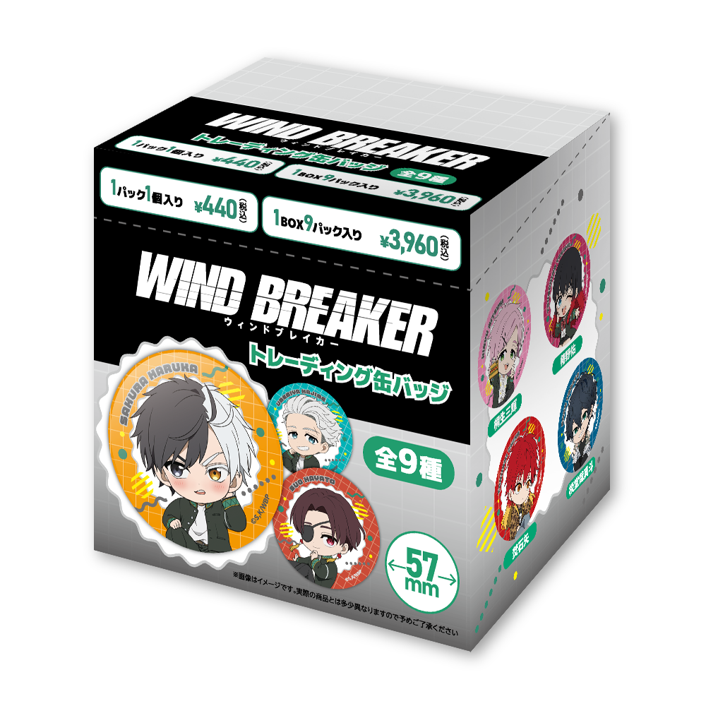 TVアニメ「WIND BREAKER」トレーディング缶バッジ（BOX）全9種 | TV
