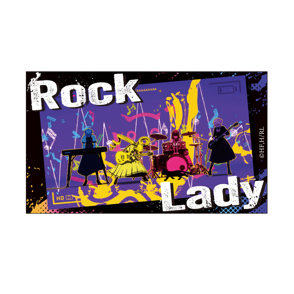 ロックは淑女の嗜みでして　​ステッカーB