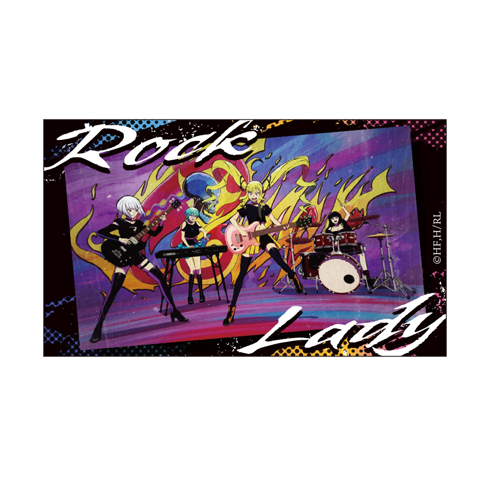 ロックは淑女の嗜みでして　​ステッカーA