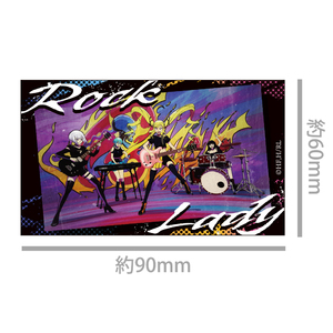 ロックは淑女の嗜みでして　​ステッカーA