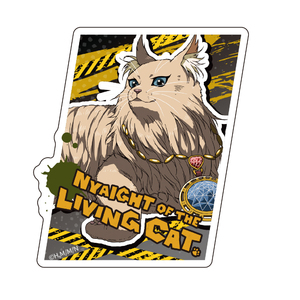 TVアニメ「ニャイト・オブ・ザ・リビングキャット」　ダイカットステッカー　ディーヴァ