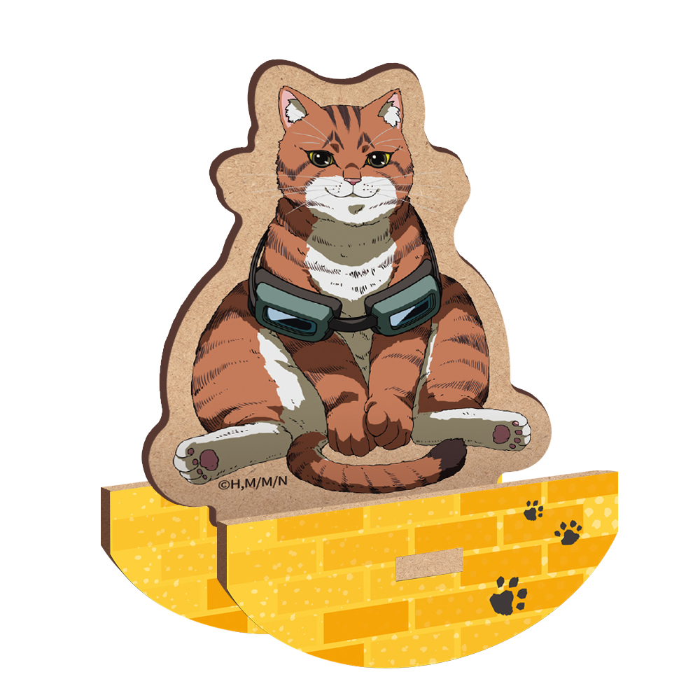 TVアニメ「ニャイト・オブ・ザ・リビングキャット」　木製ゆらゆらキャラスタンド　タニシ