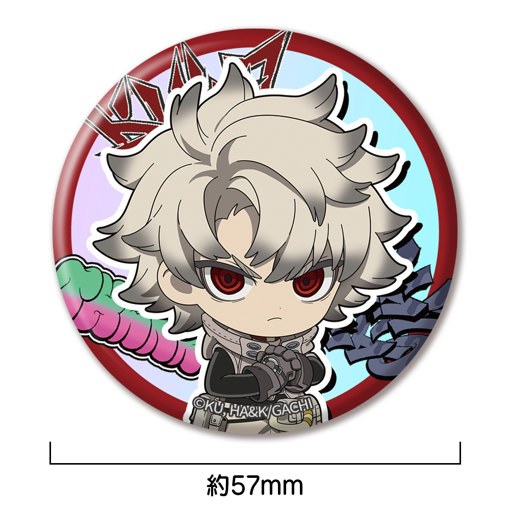 TVアニメ『ガチアクタ』 オーロラ缶バッジ2個セット ザンカ