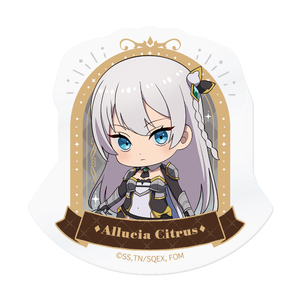 片田舎のおっさん、剣聖になる ゆらゆらアクリルブロック アリューシア・シトラス