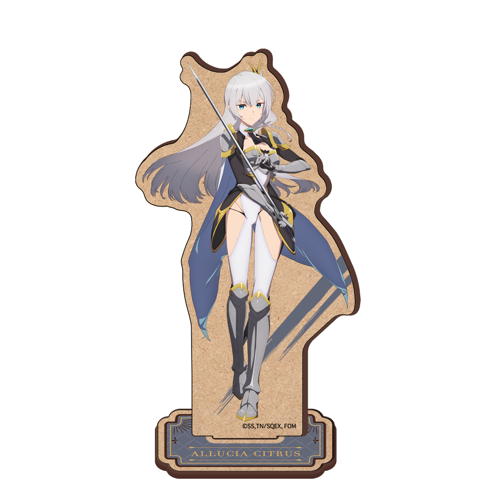 片田舎のおっさん、剣聖になる 木製キャラスタンド アリューシア・シトラス