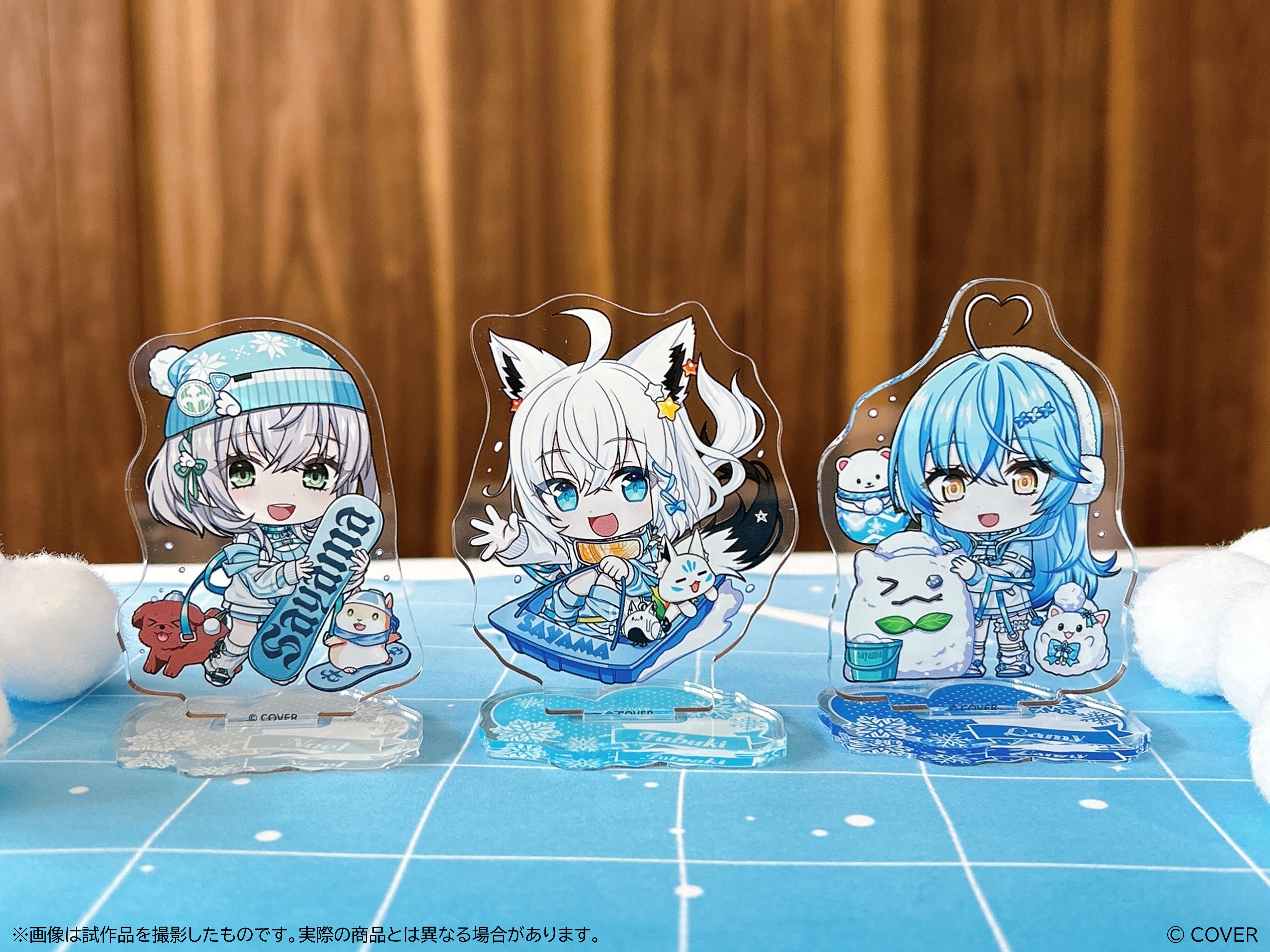 ミニキャラアクリルスタンド_白上フブキ Sayama hololive Snow Party