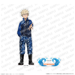 描き下ろしアクリルスタンド_爆豪勝己　海の生きものたちと一緒にPLUS ULTRA