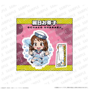 ミニキャラアクリルスタンド_麗日お茶子　海の生きものたちと一緒にPLUS ULTRA