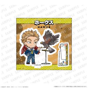 ミニキャラアクリルスタンド_ホークス　海の生きものたちと一緒にPLUS ULTRA