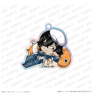 オーロラアクリルキーホルダー_相澤消太　海の生きものたちと一緒にPLUS ULTRA