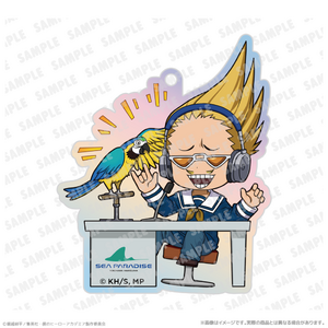 オーロラアクリルキーホルダー_プレゼント・マイク　海の生きものたちと一緒にPLUS ULTRA