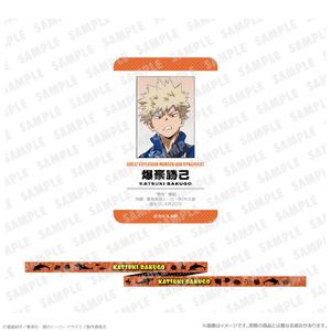 カード付ネックストラップ_爆豪勝己　海の生きものたちと一緒にPLUS ULTRA