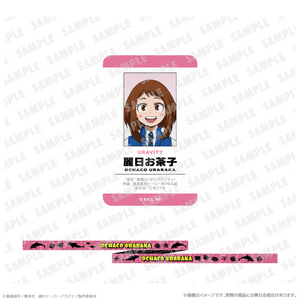 カード付ネックストラップ_麗日お茶子　海の生きものたちと一緒にPLUS ULTRA