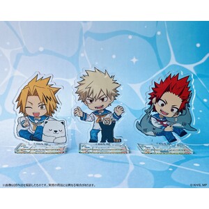 ミニキャラアクリルスタンド_上鳴電気　海の生きものたちと一緒にPLUS ULTRA