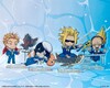 ミニキャラアクリルスタンド_プレゼント・マイク　海の生きものたちと一緒にPLUS ULTRA