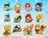 トレーディングダイカットステッカー　海の生きものたちと一緒にPLUS ULTRA（コンプリートセット）