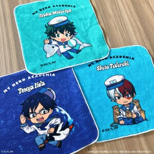 ハンドタオル_飯田天哉　海の生きものたちと一緒にPLUS ULTRA