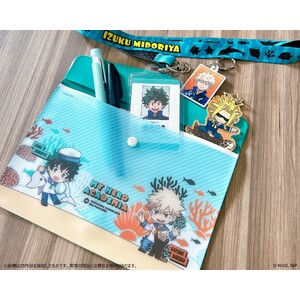 エンベロープケース_緑谷出久＆爆豪勝己　海の生きものたちと一緒にPLUS ULTRA