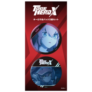 アニメ「TO BE HERO X」オーロラ缶バッジ2個セット ロリ