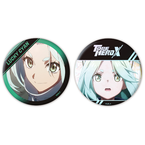 アニメ「TO BE HERO X」オーロラ缶バッジ2個セット ラッキーシアン
