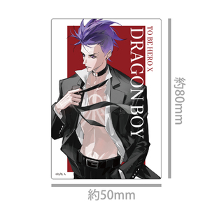 アニメ「TO BE HERO X」 ステッカー 梁龍