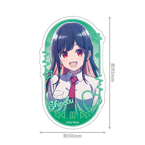 真夜中ハートチューン ダイカットステッカー  雨月しのぶ