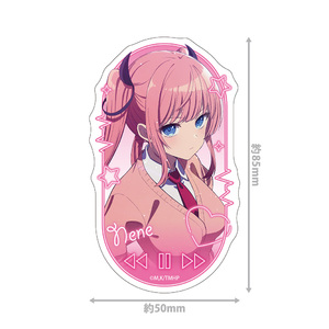 真夜中ハートチューン ダイカットステッカー  日芽川寧々