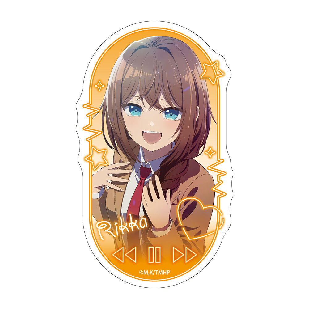 真夜中ハートチューン ダイカットステッカー  井ノ華六花