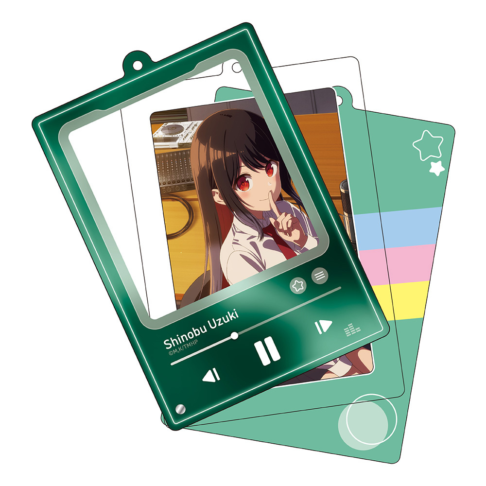 真夜中ハートチューン アクリルカード付きキーホルダー 雨月しのぶ