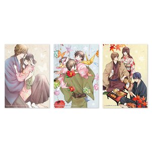 朧の花嫁～かりそめの婚約は、青く、甘く～　カラーイラスト ブロマイドセット