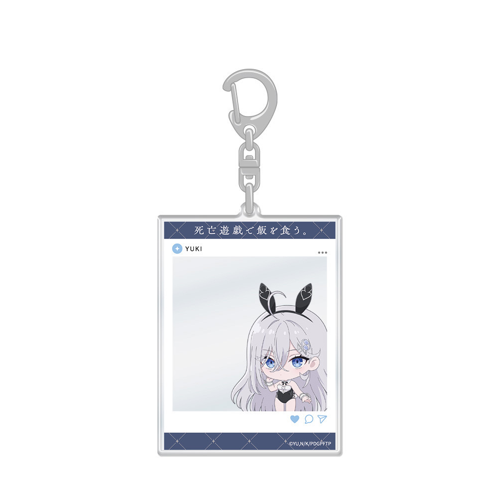 TVアニメ『死亡遊戯で飯を食う。』 SNS風アクリルカードキーホルダー 幽鬼