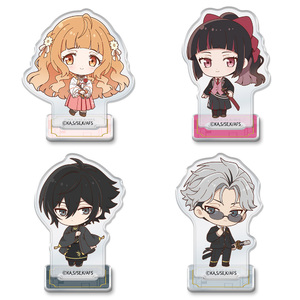 TVアニメ『春夏秋冬代行者』アクリルスタンドミニキャラ 　雛菊＆さくら＆狼星＆凍蝶