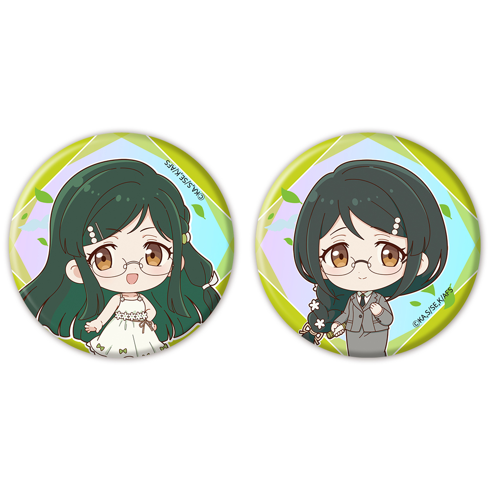 TVアニメ『春夏秋冬代行者』 オーロラ缶バッジ2個セット ミニキャラ夏