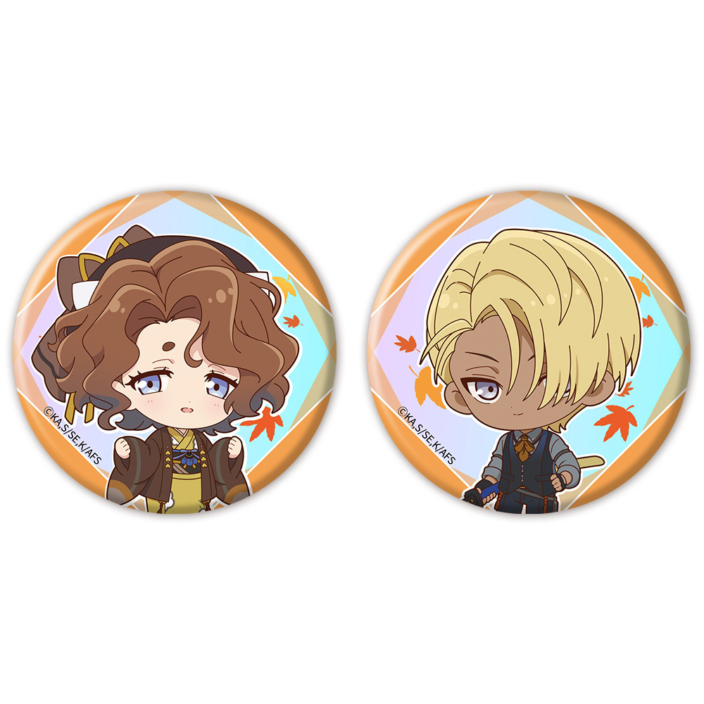 TVアニメ『春夏秋冬代行者』 オーロラ缶バッジ2個セット ミニキャラ秋