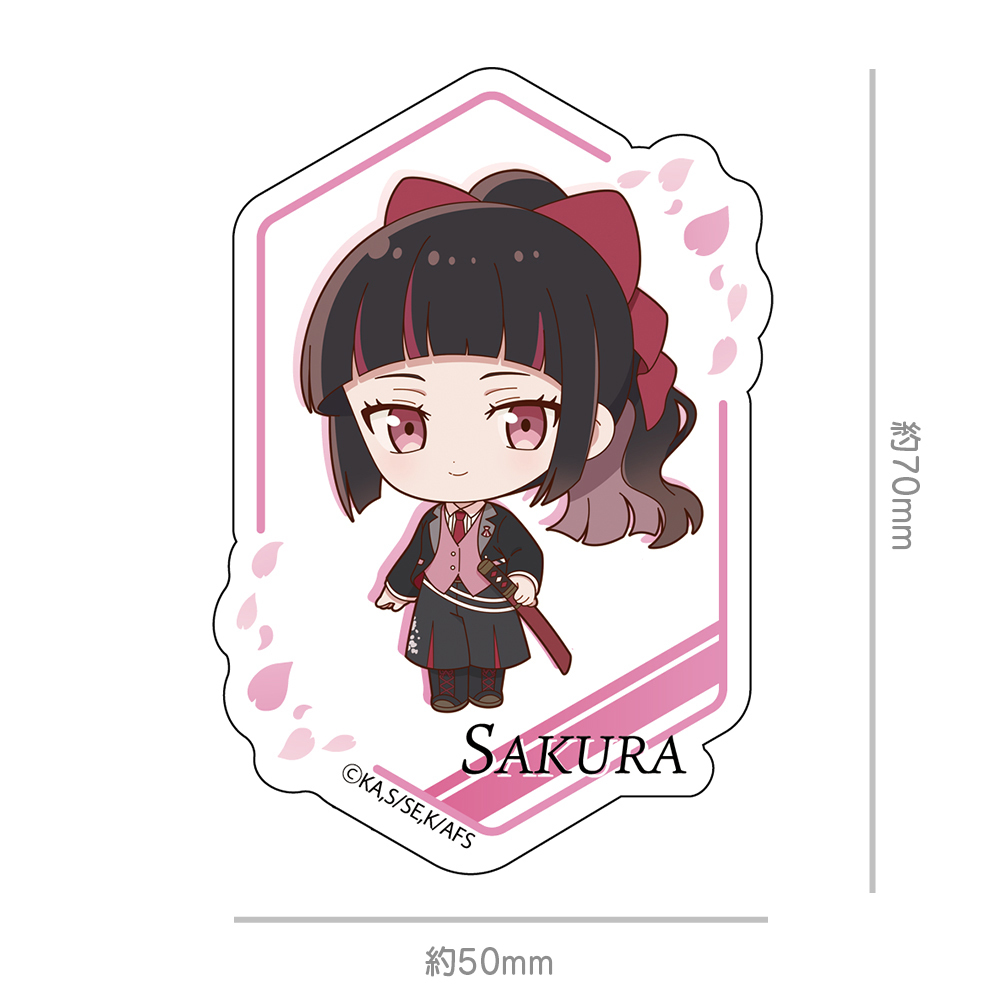 TVアニメ『春夏秋冬代行者』 ミニキャラダイカットステッカー 姫鷹さくら