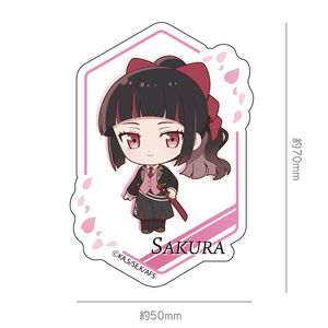 TVアニメ『春夏秋冬代行者』 ミニキャラダイカットステッカー 姫鷹さくら