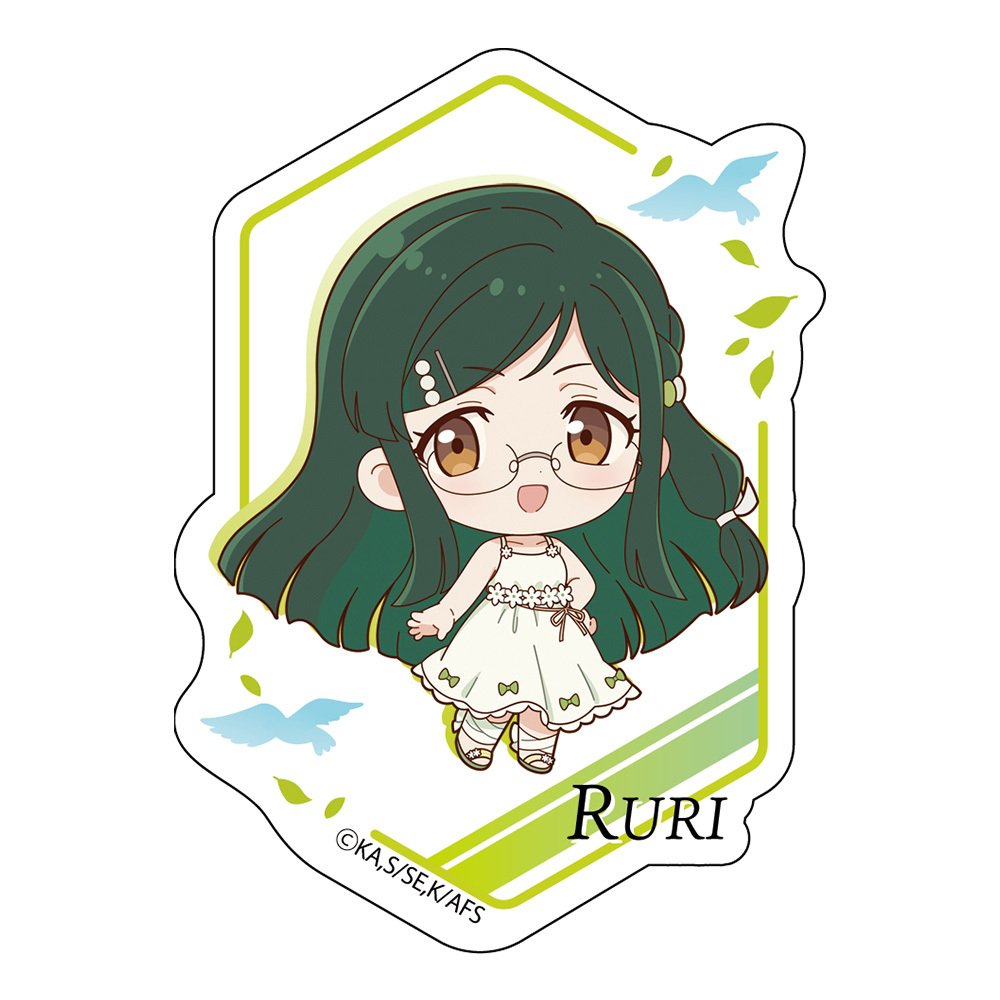 TVアニメ『春夏秋冬代行者』 ミニキャラダイカットステッカー  葉桜瑠璃