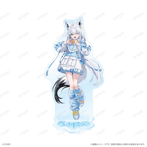 描き下ろしアクリルスタンド_白上フブキ Sayama hololive Snow Party